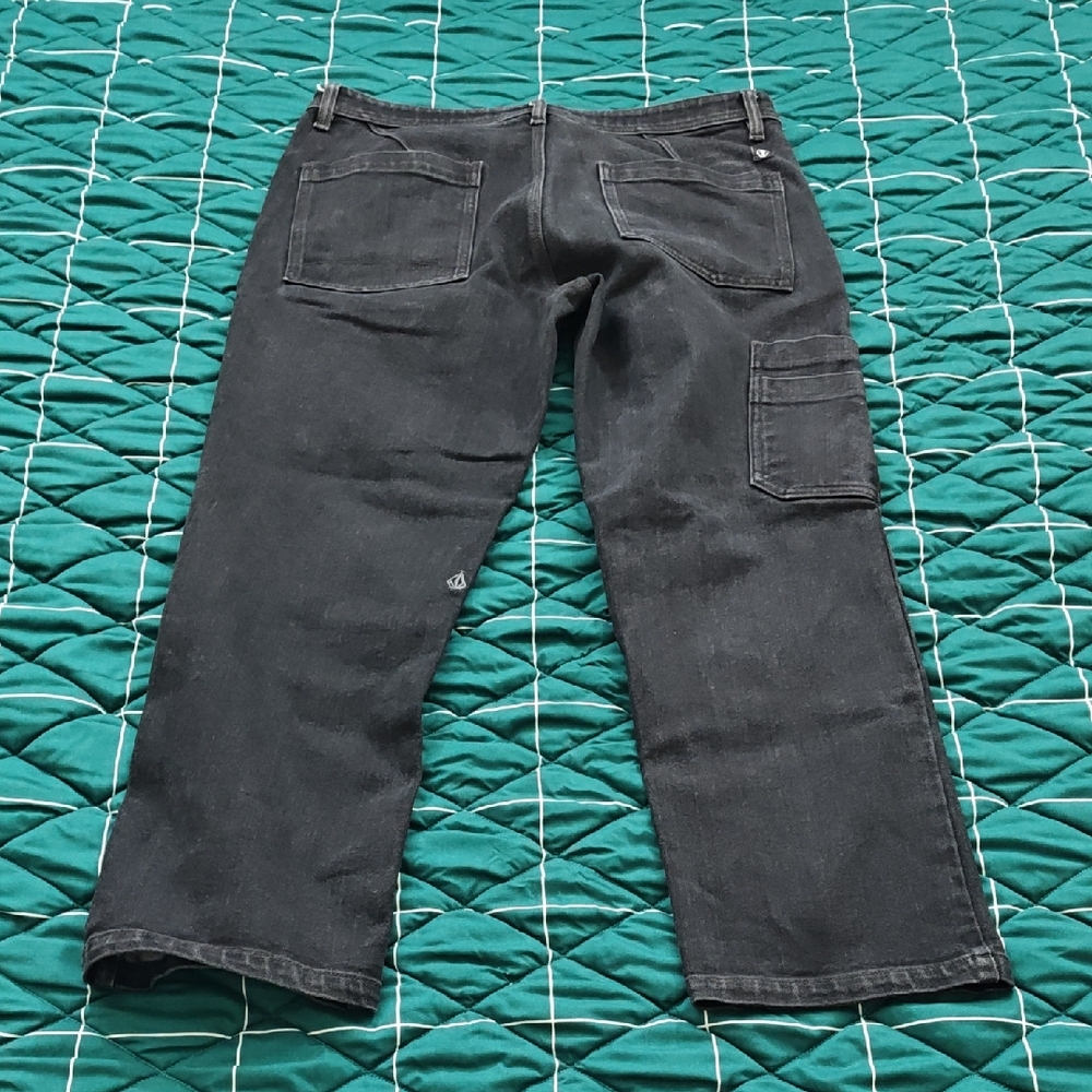 Volcom X Girl Skateboards Men's Black Utility Pants Size 32